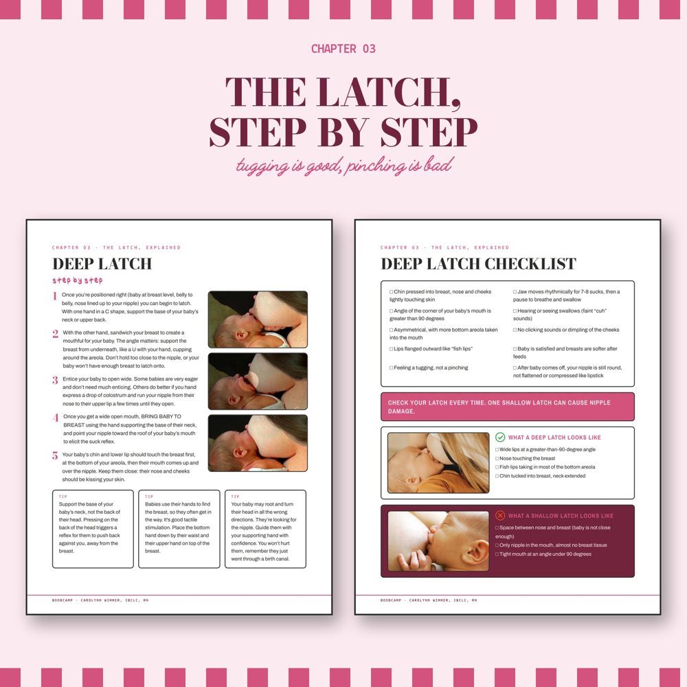 The latch, step by step