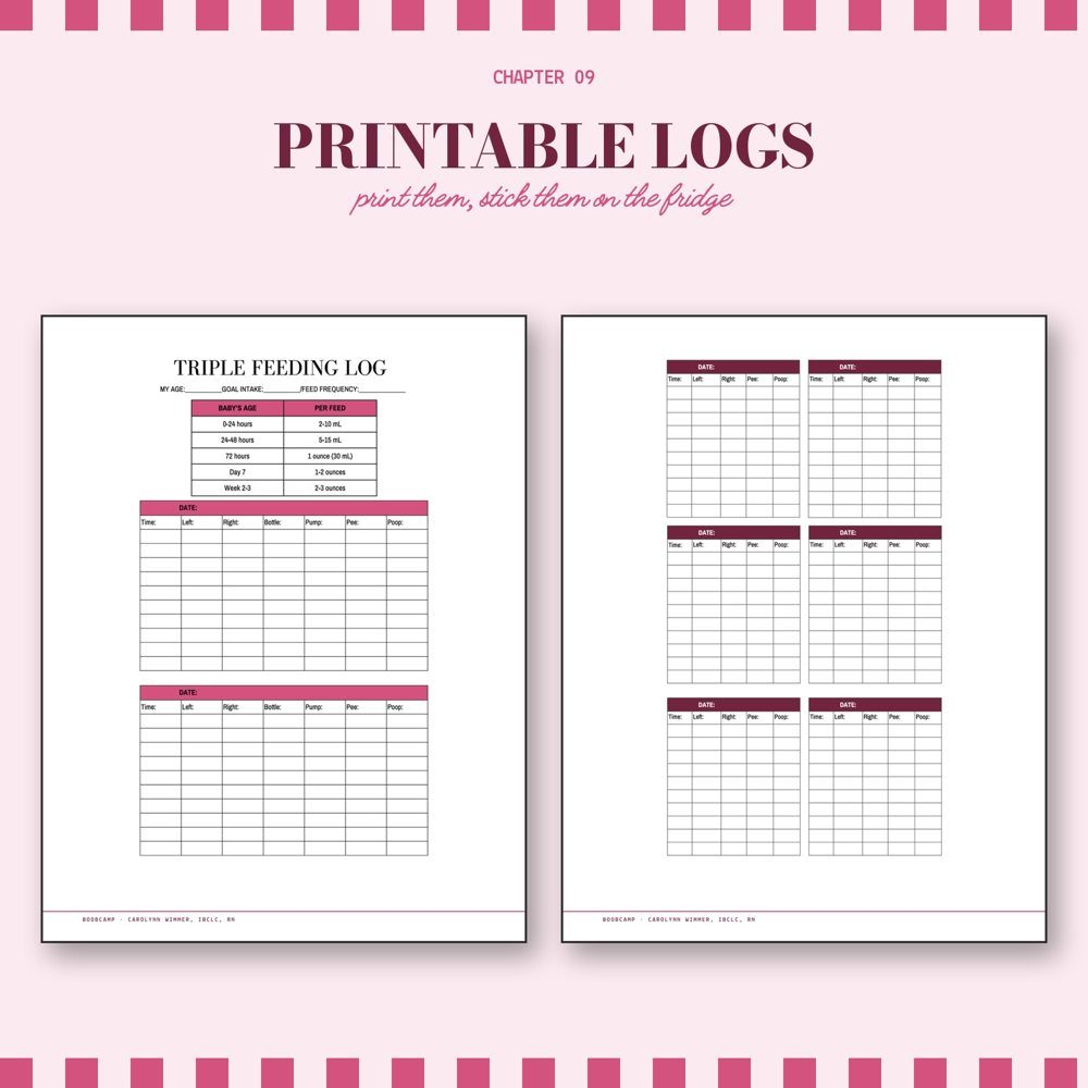Printable logs